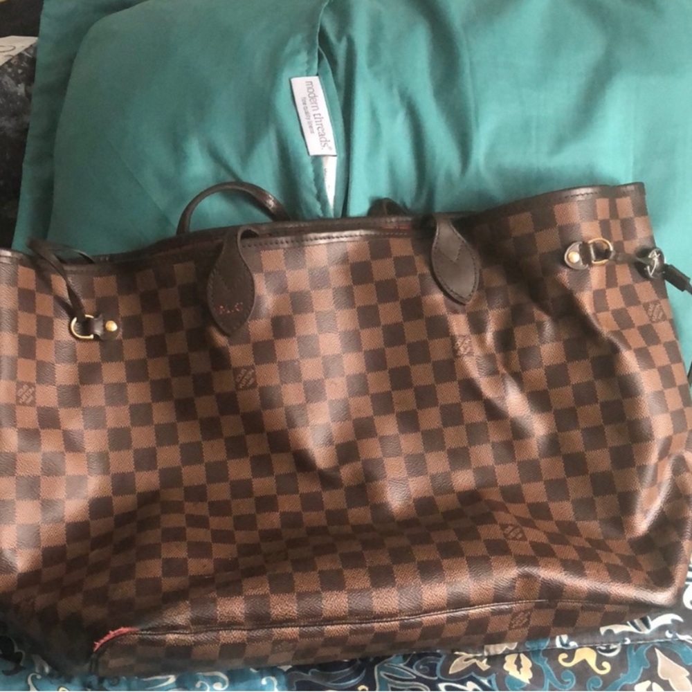 Louis Vuitton Red Striped Interior